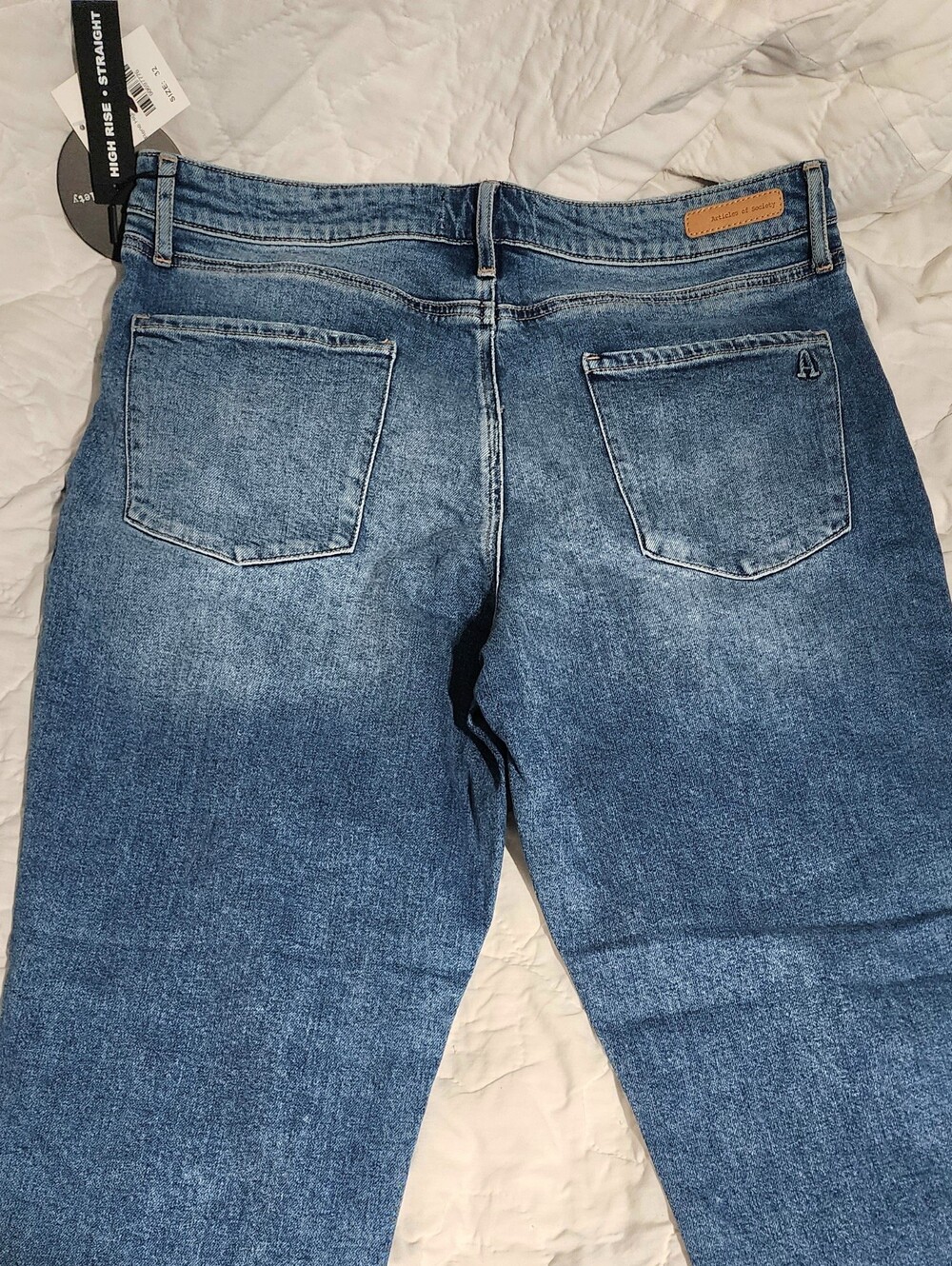 **NWT** Rene High Rise Straight Jean 32 - Picture 8 of 14